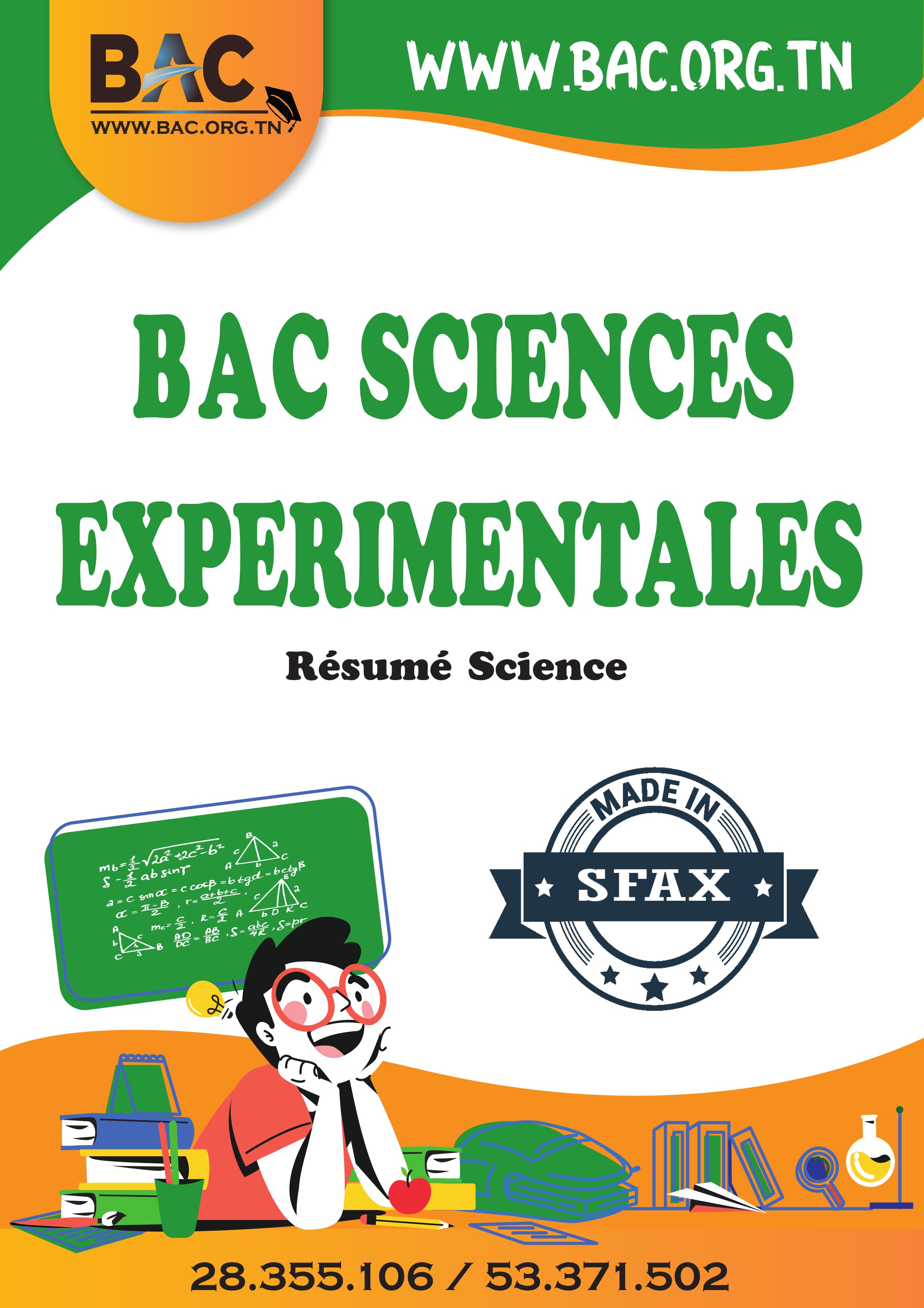 Résumés Sciences – Toute l’année –  BAC Sciences Exp 2023
